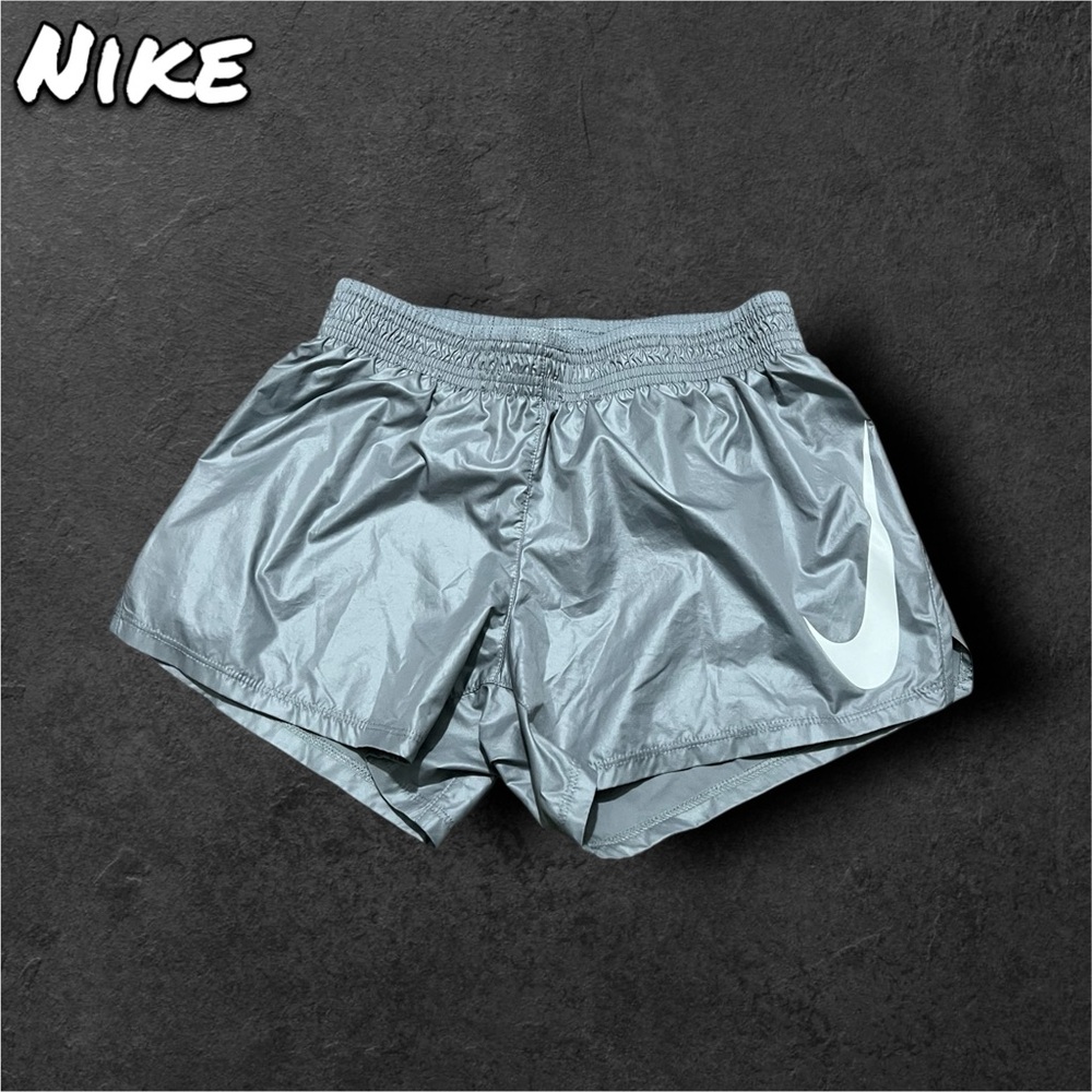 Nike Women’s Grey Workout Nike Running Shorts - Stretchy Waistband